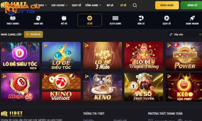 nhà cái uy tín 11bet Lô đề tại 11Bet