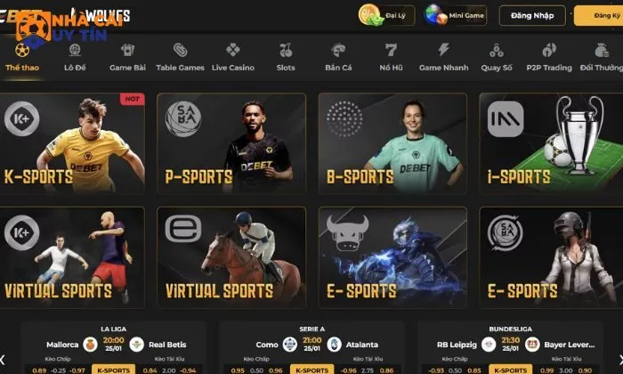 nhà cái uy tín Debet Kho game giải trí tại Debet vô cùng phong phú và hấp dẫn