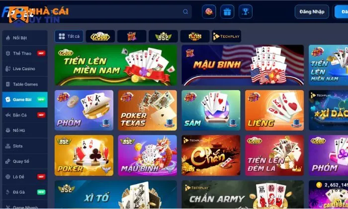 Nhà cái uy tín Fabet Game bài Fabet