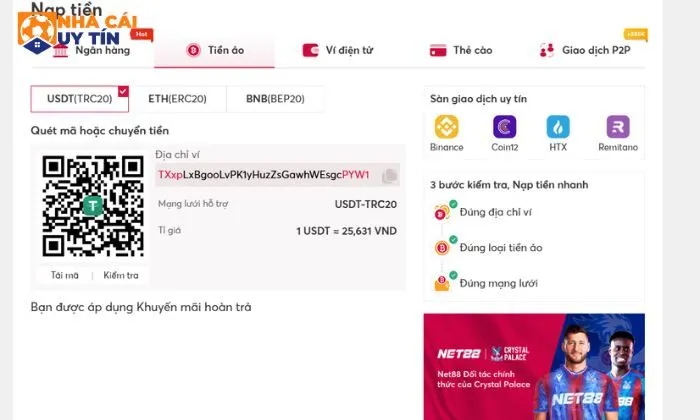 Nhà cái uy tín Net88 Giao dịch tại Net88 nhanh chóng, an toàn tuyệt đối