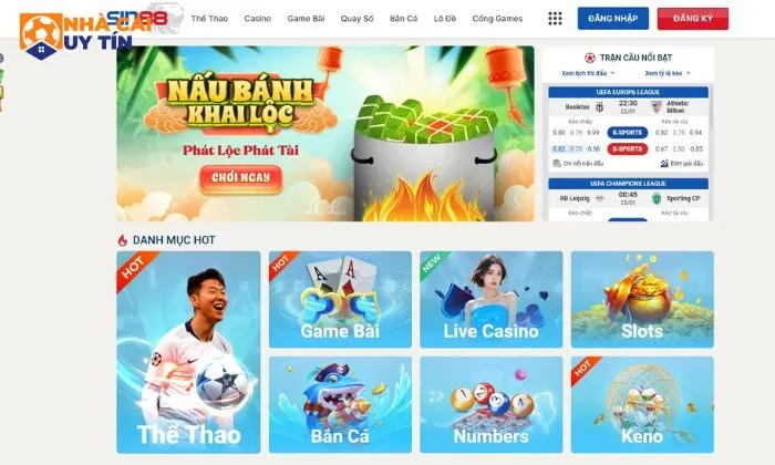 Nhà cái uy tín Sin88 hoạt động hợp pháp
