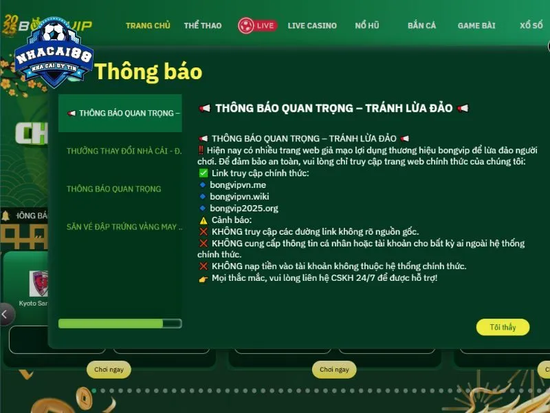 BONGVIP đem đến nhiều sản phẩm và lĩnh vực giải trí