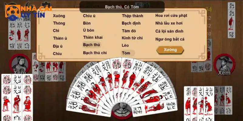 Chi tiết về cách chơi của game bài chắn