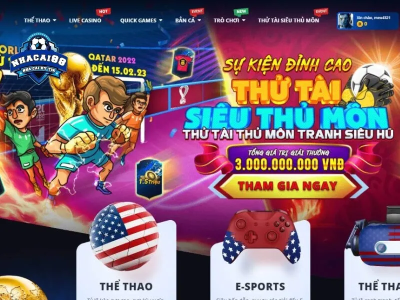 Sảnh cá cược thể thao trực tiếp cho bet thủ