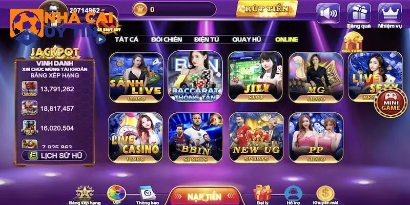 Tuyển tập các game bài đổi thưởng online hấp dẫn