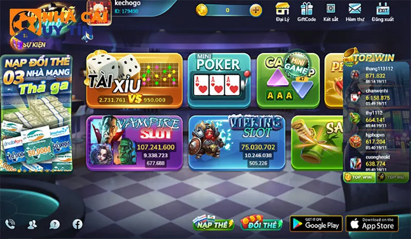 Các bước tải xuống ứng dụng game bài Splay