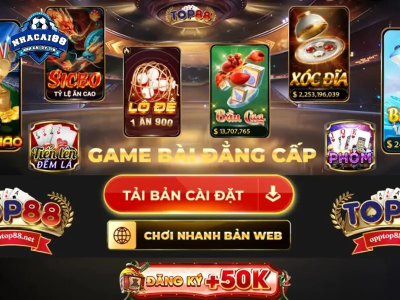 Game bài TOP88 giúp bạn từng bước trở thành thần bài