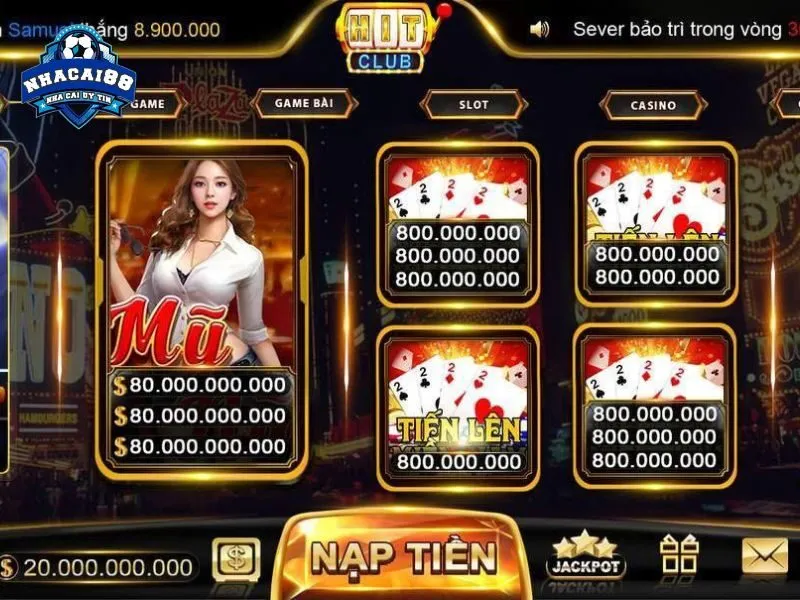 Mức thưởng lớn là điểm chung của các game bài Hitclub