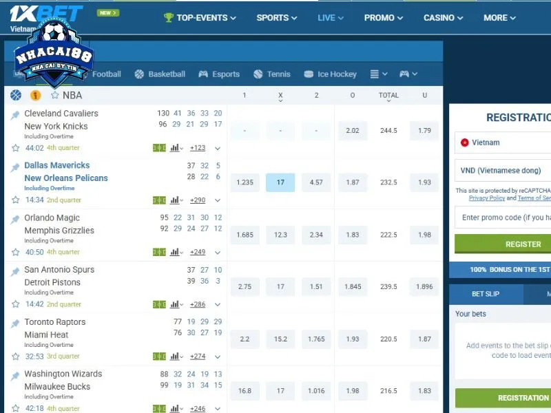 Nhà cái uy tín 1Xbet đứng đầu nền giải trí trực tuyến Việt