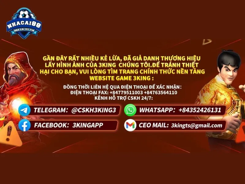 Nhà cái uy tín 3king đẳng cấp và uy tín hàng đầu