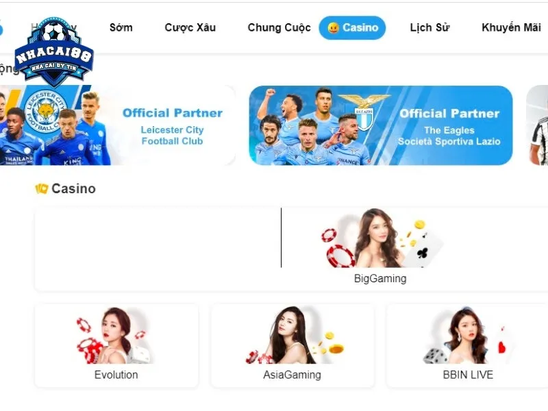 Những sản phẩm cá cược hiện có tại nhà cái