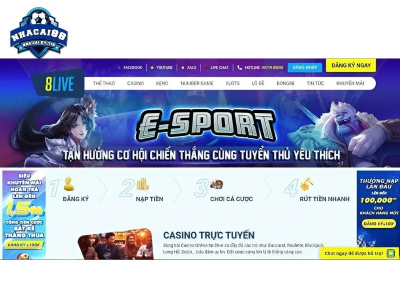 Những sản phẩm cá cược nổi bật tại nhà cái