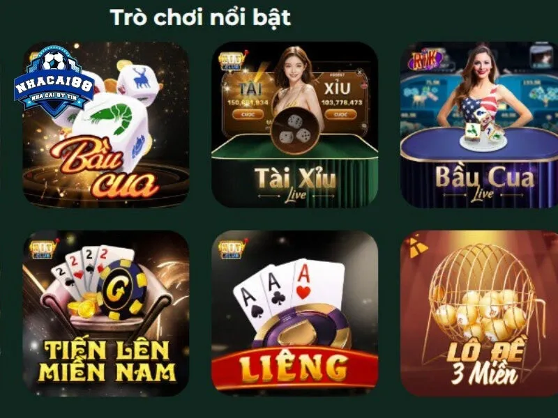 Những tựa game nổi bật tại nhà cái nbet
