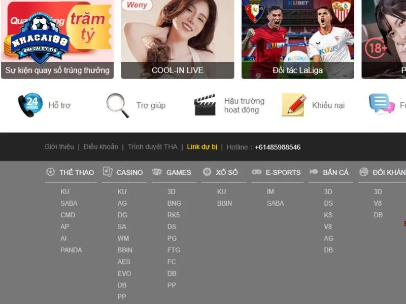 Rất nhiều nổ hũ hot đã có mặt tại nhà cái