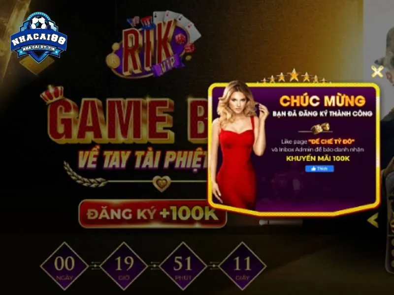 RIKVIP là câu lạc bộ đánh bài ăn tiền lớn