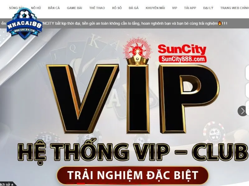 Suncity có hệ thống bảo mật cao cấp