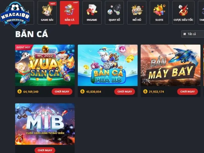 Tham gia sảnh game đa dạng, đồ họa ấn tượng