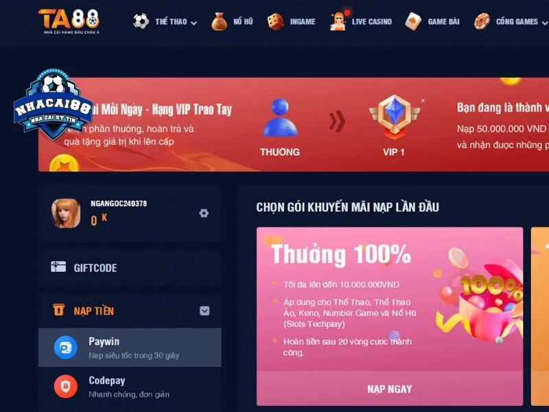 Tổng quan chung về thông tin nhà cái uy tín Ta88