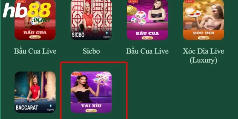 Giới thiệu Tài Xỉu HB88